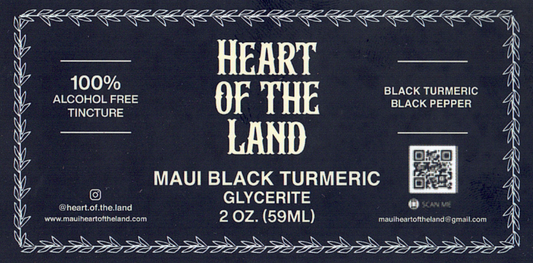 Maui Black Turmeric Glycerite 2oz