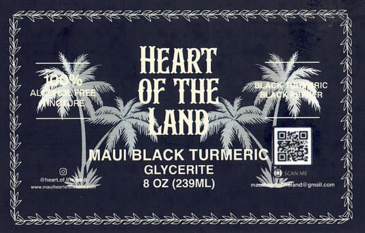 Maui Black Turmeric Glycerite 8oz