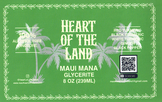 Maui Mana Glycerite 8oz