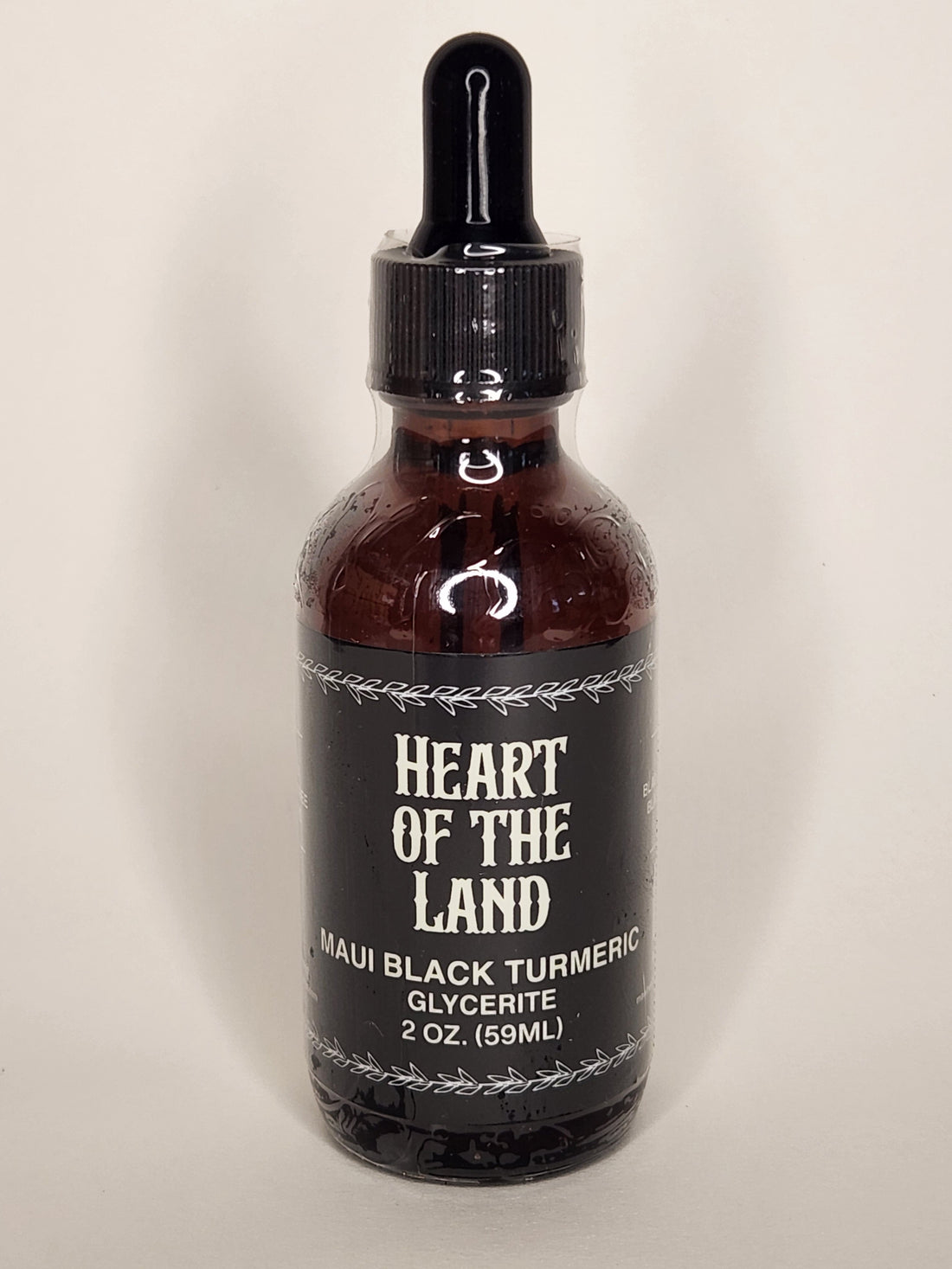 Maui Black Turmeric Glycerite Tincture Bottle
