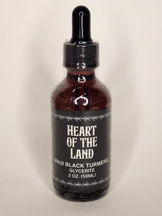 Maui Black Turmeric Glycerite Tincture Bottle