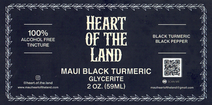 Maui Black Turmeric Glycerite 2oz
