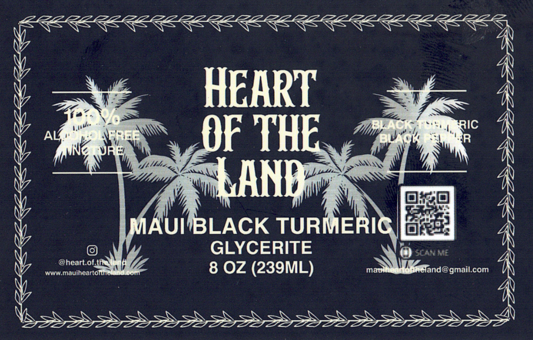 Maui Black Turmeric Glycerite 8oz