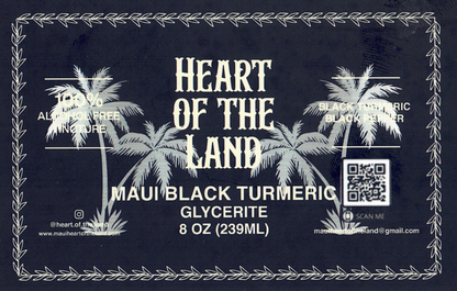 Maui Black Turmeric Glycerite 8oz