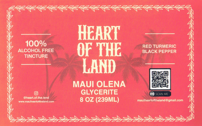 Maui Olena Glycerite 8oz